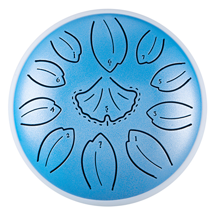 HLURU TWY11-6 SKYBLUE - Golden Ginkgobiloba Series 11 Notalı 6" Sky Blue Tongue Drum
